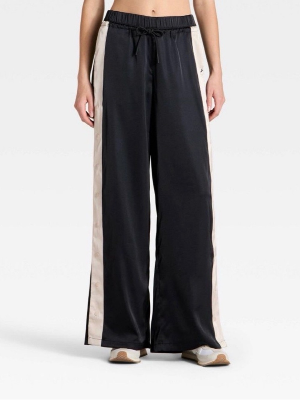 NWT JOY LAB PULL AWAY SATIN TRACK PANTS SIZE MEDIUM - Picture 2 of 11